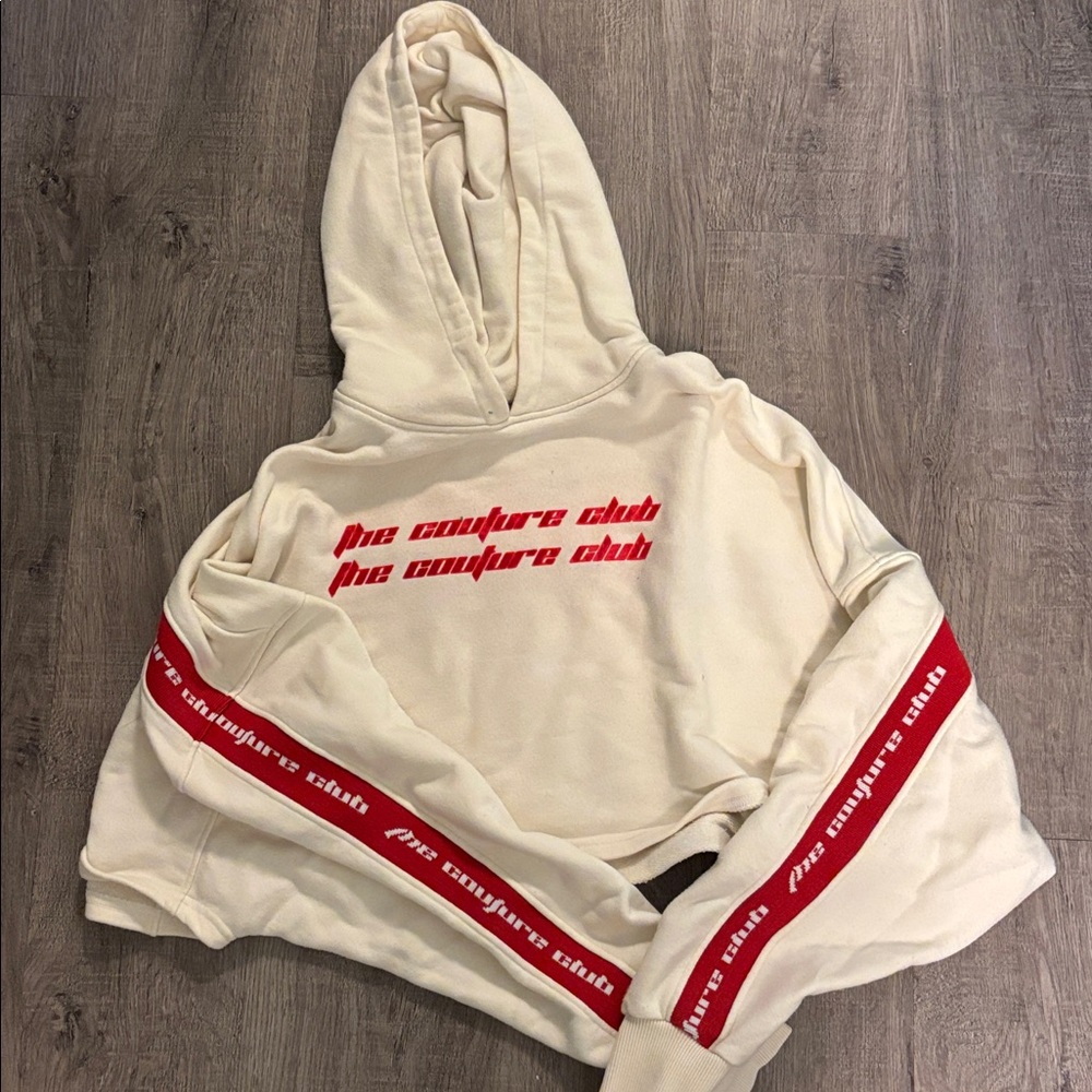 Couture club size small cropped hoodie